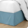 thumbnail image 1 of Bare Home Jupe de Lit Double Brossage - Premium 1800 Collection - Retombée de 15 Pouces - Lit Simple, Bleu Couronne, 1 of 4