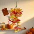 thumbnail image 6 of Fall Decor Thanksgiving Decoration Artificial Leaves Vines Outdoor Autumn Outdoor Decor Artificial Fall Maple Leaves Hanging Plants For Autumn Harvest Festival Fake Plants Indoor, 6 of 6