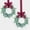 Red Black, variant on 2PCS Faux Kitchen Cabinet Wreaths Eucalyptus Wreaths with Ribbon Artificial Green Leaves Wreaths Decorative Hanging Wreaths for Cabinet Wall Window Front Door Decors
