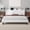 White-2, variant on AENKYO King Size Platform Bed with Fast Charging Station, Storage Wingback Headboard, No Box Spring Needed, Gray