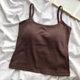 thumbnail image 4 of Kelon Tube Tops Women's Polyester Strapless Lady's Spring And Autumn Pure Cotton Suspenders Beautiful Back Vest Integrated With Chest Pads Wrapped Chest Solid Color Outer Wear Bottoming Short Tube Top, 4 of 4