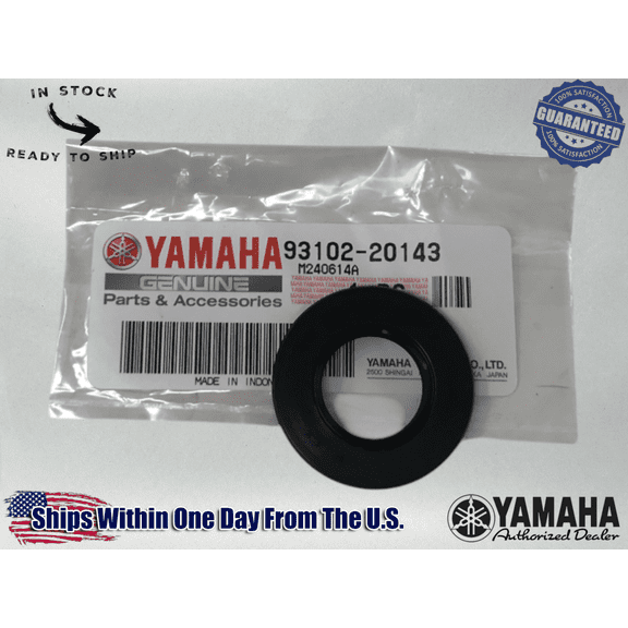 Yamaha OEM Output Shaft Ft Sprocket Seal Blaster 200 YZ80 YZ 93102-20143-00