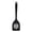 Black, variant on Silicone Spatula – One-Piece Small Slotted Turner For Cooking, Steak Frying, Omelette, Kitchen – Black