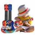 thumbnail image 1 of Mini Guitar for Baby Beginners Classic Mini Ukulele Guitar Educational Musical Instrument Toy for Kids Early Education Red, 1 of 5