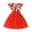 z2-Red, variant on CAIXIA Girl Dress Up Valentine's Day Girls Floral Print Ruffle Puff Sleeve Dress with Waist Tie Cute Party Dress for Toddler Kids