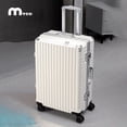 thumbnail image 2 of Equipaje con ruedas 20 24 26 28 ", marco de aluminio, maleta con ruedas, Maleta de viaje con USB, cerradura de combinación, equipaje de mano, 2 of 4