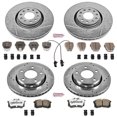 thumbnail image 3 of PowerStop Front and Rear Z26 Street Warrior Carbon-Fiber Ceramic Brake Pad and Drilled and Slotted Rotor Kit Fits: AUDI Select Models K888-26, 3 of 9