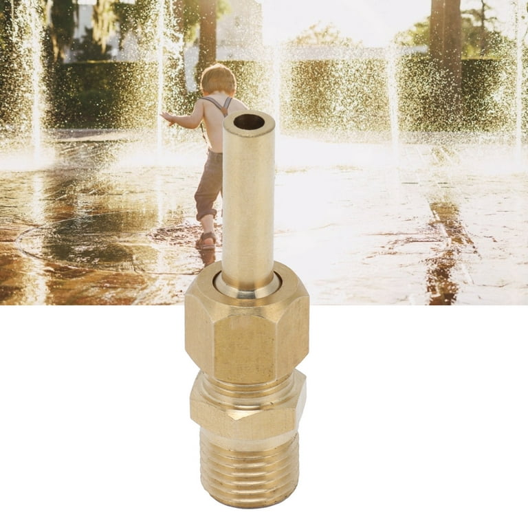 Fountain Nozzle, Brass Fountain Sprinkler Male Thread Easy Installation  Durable For Commercial Fountain Male Thread G1/4