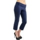 Vivians Fashions Pantalon de Yoga - Capri Manque et Manque Plus de Tailles – image 3 sur 4