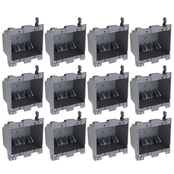Caja de enchufe eléctrico AIRTAK de 2 elementos, 26 pulgadas cúbicas (12 unidades)