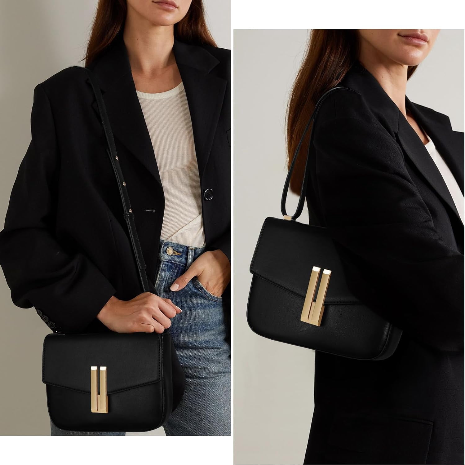 Juoxeepy Small Crossbody Bags for Women Shoulder Bags Trendy Shoulder Purse Satchel Handbag with Flap Closure