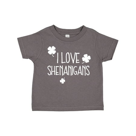 

Inktastic I Love Shenanigans Gift Toddler Boy or Toddler Girl T-Shirt