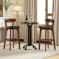 thumbnail image 4 of Costway 30.5" Bar Stool Set of 2 with Curved Backrest & Footrest Counter Height Stools, 4 of 10