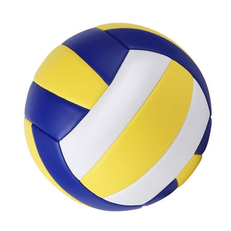Standard Size 5 Indoor Volleyball Soft Recreational Ball w/ Ball Blue ...