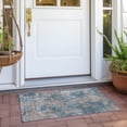 thumbnail image 6 of Addison Rugs Chantille Indoor/Outdoor Transitional Modern Teal Washable Rectangle Rug, 1'8" x 2'6", 6 of 6