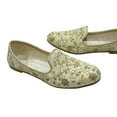 thumbnail image 3 of Punjabi Jutti For Men Wedding Loafer Shoes Comfort Sherwani Shoes Indian Flat Jutti, 3 of 4