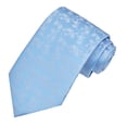 thumbnail image 6 of Jacob Alexander Men's Woven Floral Pattern Regular Neck Tie - Blue, 6 of 7