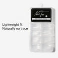 thumbnail image 4 of 100Pcs/Box False Nails Seamless Reusable Transparent Fake Fashion Nail Covers for Female, 4 of 8