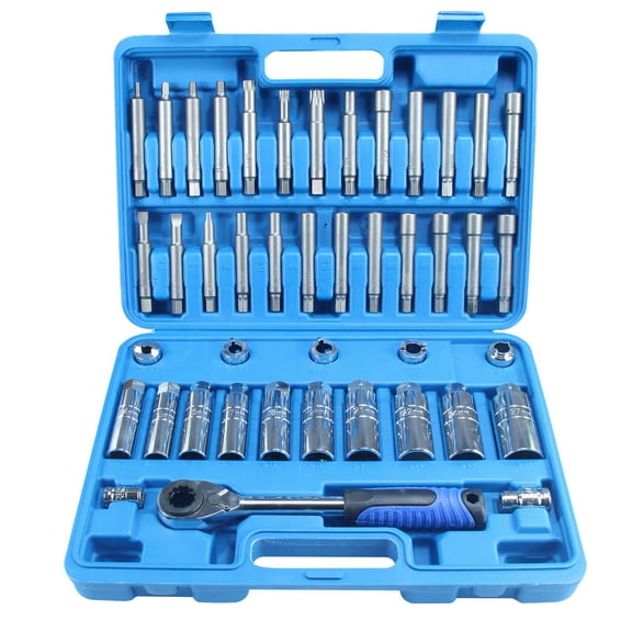 43PCS Steering Hub Suspension Shock Absorber Strut Nut Removal Tool Socket Set