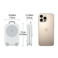 thumbnail image 3 of 3 in 1 Charging Station, 15W Foldable Magnetic Fast Wireless Charger Stand for Apple Multiple Devices, Travel Charger for iPhone 17 16 15 14 13 12 Series Watch AirPods 4/3/2/Pro, 3 of 8