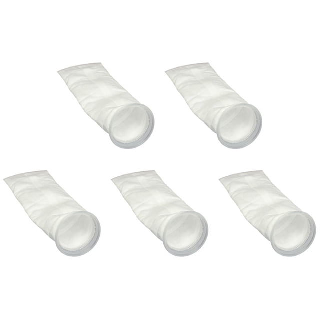 5X 200μm 4x15 Pulgadas Bolsa de Calcetin de Pre-Filtro de Fieltro de Sumidero Marino Acuario de Peces