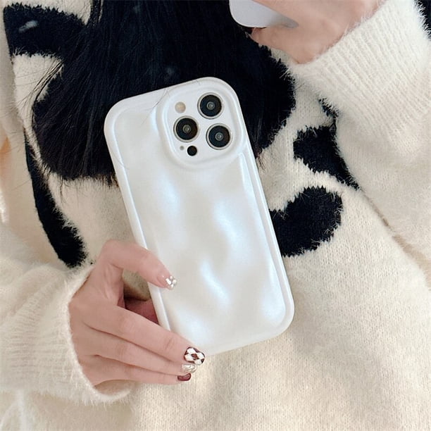 Patrón de meteorito 3D Funda de teléfono de silicona brillante Carcasa linda Fundas a prueba de golpes iPhone 14 Plus 13 11 12 14 Pro Max Y2K Moda zhangmengya LED