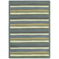 thumbnail image 2 of Joy Carpets 1539CC-01 Yipes Stripes Bold 5 ft.4 in. x 7 ft.8 in. Oval WearOn Nylon Machine Tufted- Cut Pile Just for Kids Rug, 2 of 2