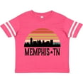 thumbnail image 3 of Inktastic Memphis Tennessee Skyline Retro Sunset Boys or Girls Toddler T-Shirt, 3 of 5
