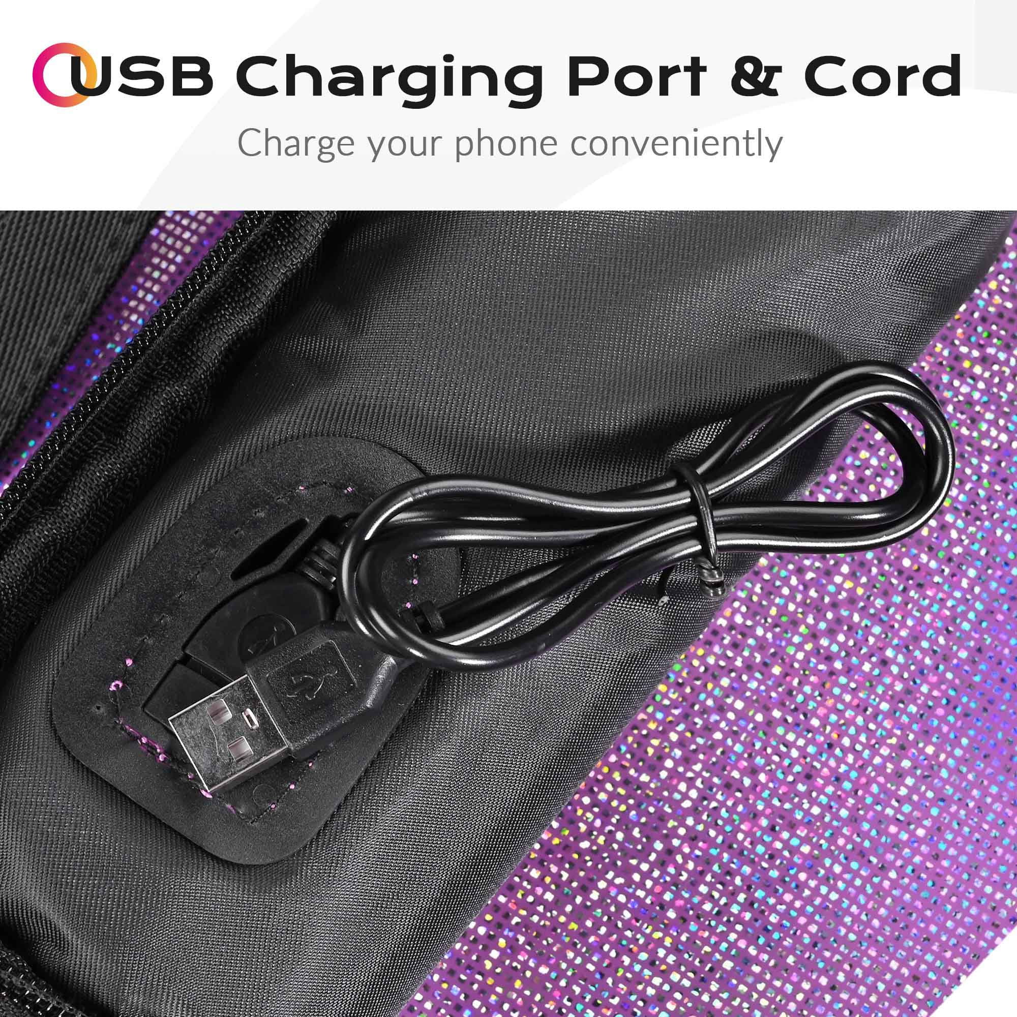 Byootique Rolling Dance Bag with Garment Rack Dream Duffel Bag Recital Bag Travel Duffle Organizer for Dance Competition Performances FA Amethyst