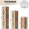 thumbnail image 4 of Ethnic Geometric Striped Pattern Kitchen Rugs Sets Of 3,Kitchen Runner Rugs Non Skid Washable,Decorative Kitchen Floor Mats for Kitchen,Sink,Laundry,17"x30"+ 17"x47" + 17"x59", 4 of 6