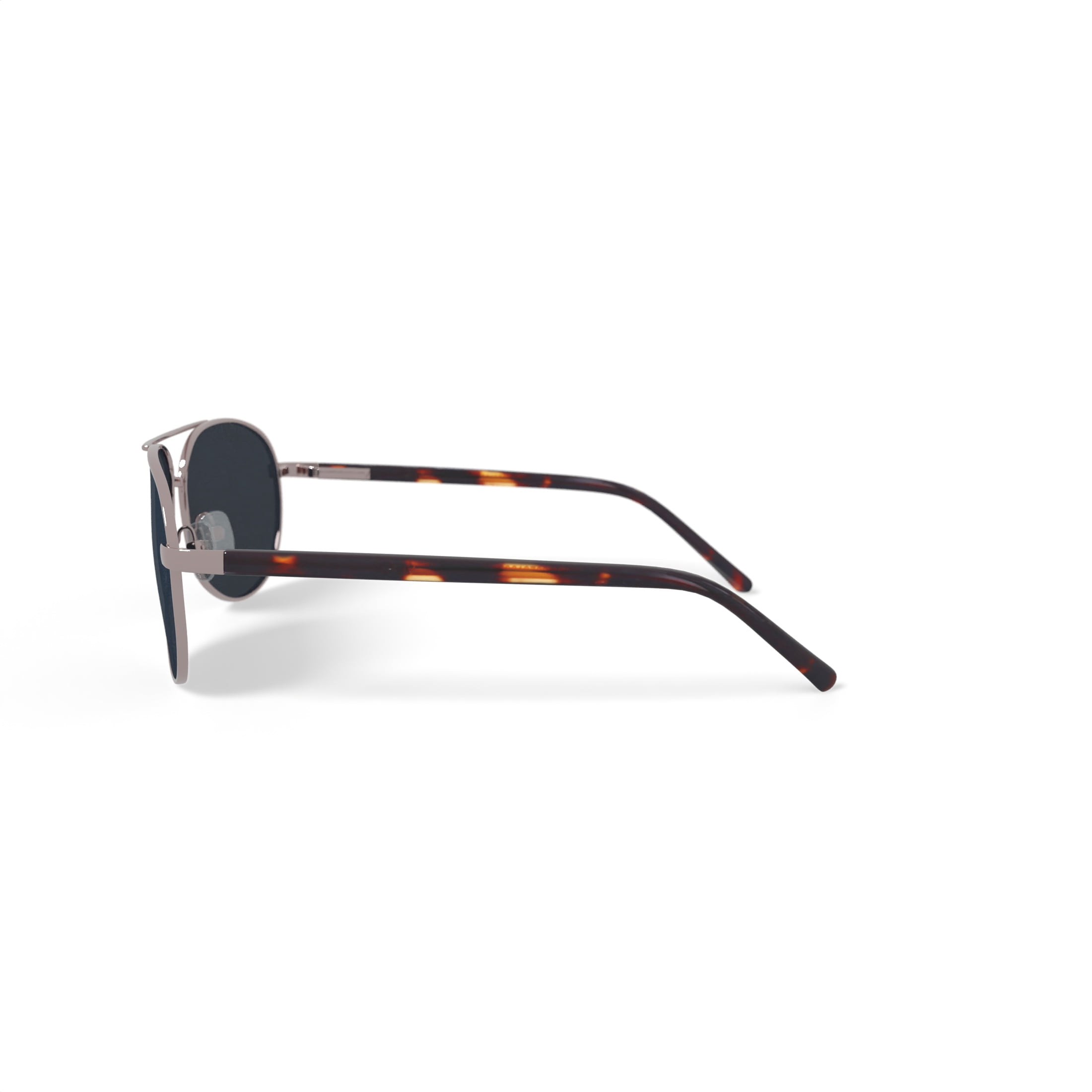 Veer New Castle II Men’s Fashion Sunglasses in Gold Aviator Metal, 61-14-135, with Case