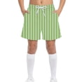 thumbnail image 2 of Khunlpohl Boys Striped Shorts Summer Beach Vacation Lounge Short Pants Elastic Waist Loose Shorts with Pockets, 2 of 7