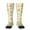 2 Black-2, variant on Colorful Mustache print thigh-high socks, crafted for both men and women with a stretchy, high-opaque design perfect for daily wear