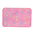 thumbnail image 1 of Manta gruesa de coral con cojín, cama para hámsteres y gatos, alfombrilla para dormir para gatos, manta cálida, 1 of 7