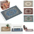 thumbnail image 3 of Tapis Style Turc à l'Échelle 1:12 Accessoires de Poupée Tapis Miniature Tissé pour Décoration de Maison de Poupée, 3 of 5