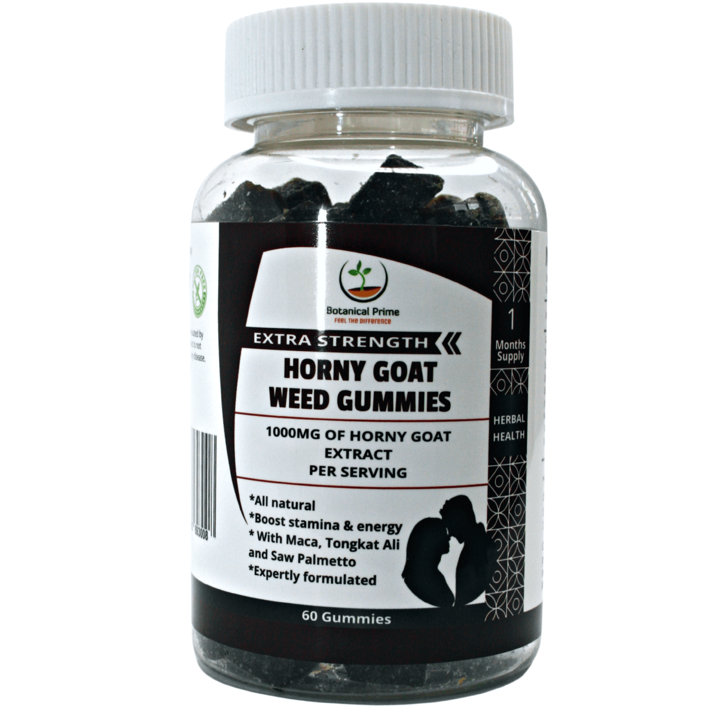 Botanical Prime Horny Goat Weed Gummies 100 Herbal Complex Formula