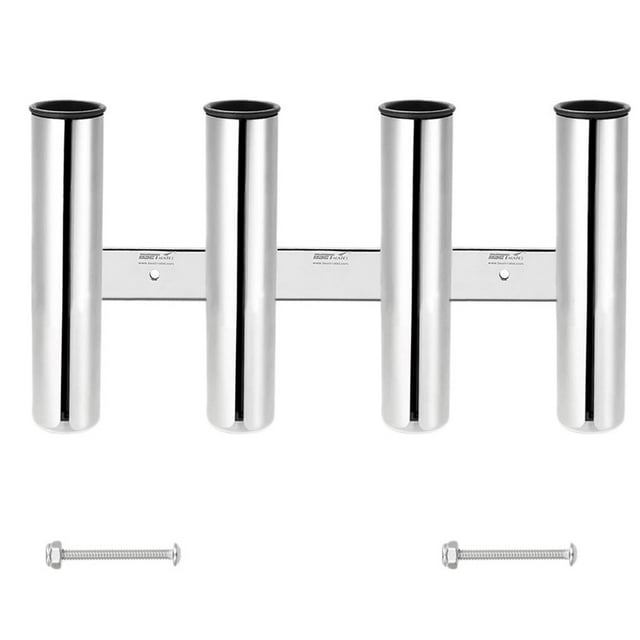 Almencla 4 Rod Stainless Steel ing Rod Holder Kayak Marine Storage ing Pole Rack