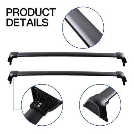 Xianers Roof Cargo Rack RV Car Roof Rack Car Roof Storage Car Luggage Rack Aluminum Alloy Car Roof Organizer for Fishing Rod Surfboards Kayaks cosy