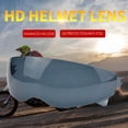 thumbnail image 4 of Replacement PC Lens for Scorpion EXO Retro Motorcycle Helmets - Anti-UV, Anti-Fog & Anti-Scratch Protection - Blocks Sunlight, Wind & Rain - Easy Install/Remove, Flip-Up Design - Deep Tea Color, 4 of 5