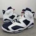 thumbnail image 3 of Ni - ke Ni - ke Air Jordan 6 Retro 'Olympic' Basketball Shoes CT8529-164 Men's Size 12, 3 of 5
