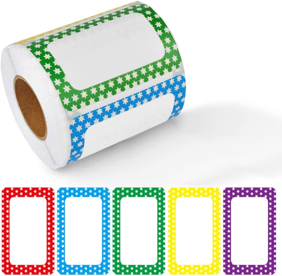 300 Stickers Colorful Name Tag Labels Name Badge Labels Stick Name Tags