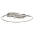 thumbnail image 3 of Women Waist Belt Leaves Shaped Elastic Spring Stylish Metal Waist Chain Belt for Dresses Silver, 3 of 12