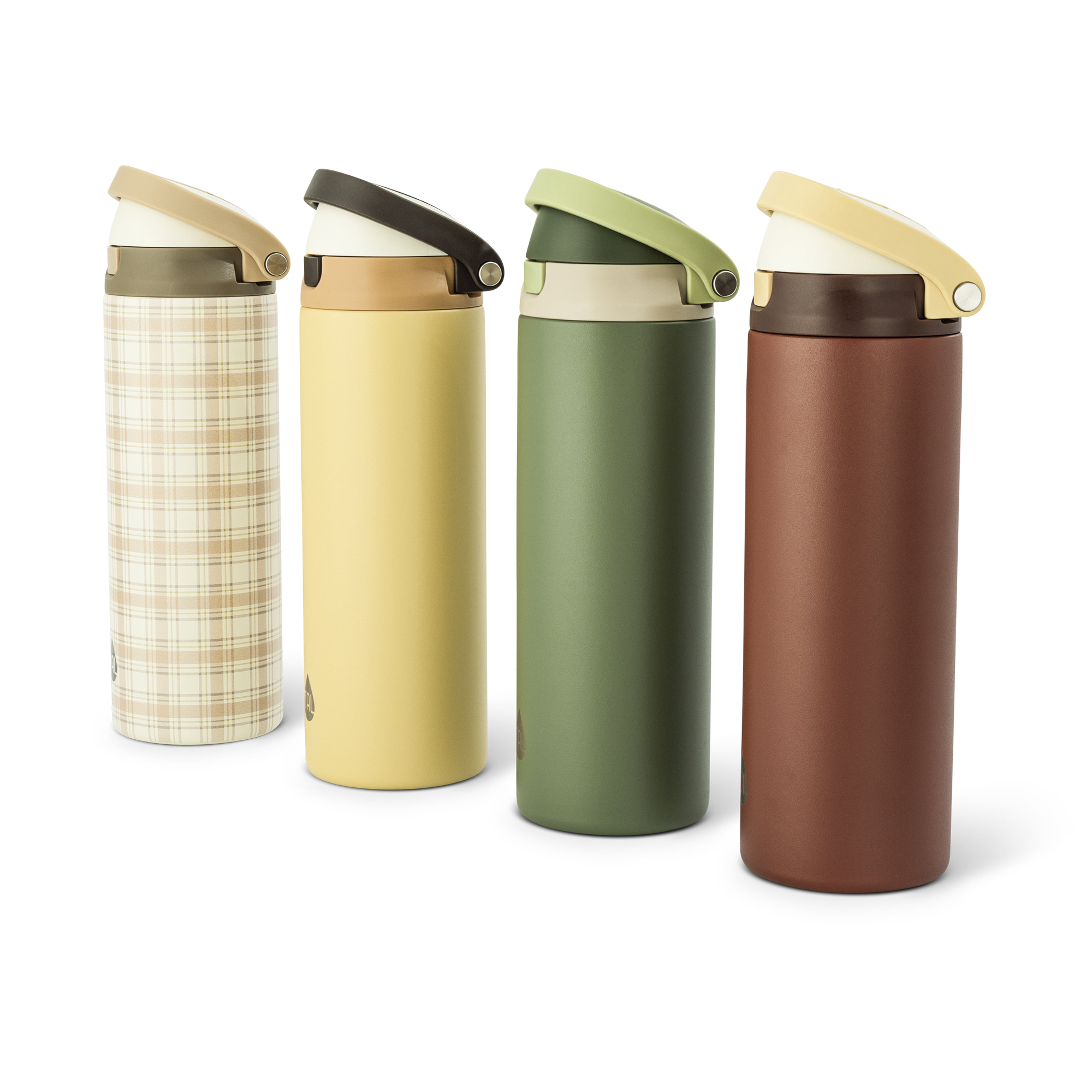 TAL 24oz Stainless Steel 2-in-1 Water Bottle with Straw and Chug Lid, Olive