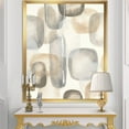 thumbnail image 2 of Designart Neutral Oval Grey Stones I Framed Wall Art, 2 of 3