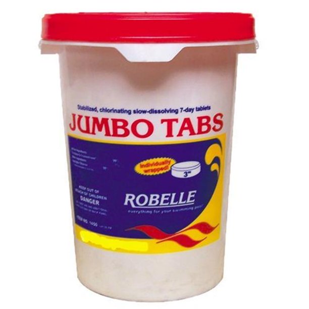 Robelle 1425 3 in. Jumbo Chlorine Tabs, 25 lbs.