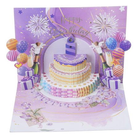 lixuesong Birthday Greeting Card With Music And Light Light and Sound Happy Birthday Card For Women Men Kid Birthday Wedding