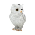 thumbnail image 2 of Owl Figurine Ornament Resin Statue Bird Sculpture Realistic Texture for Office Cabinet Bookshelf Decor, 2 of 9