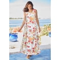 thumbnail image 2 of Woman Within Plus Size Sleeveless Crinkle Dress, 2 of 6