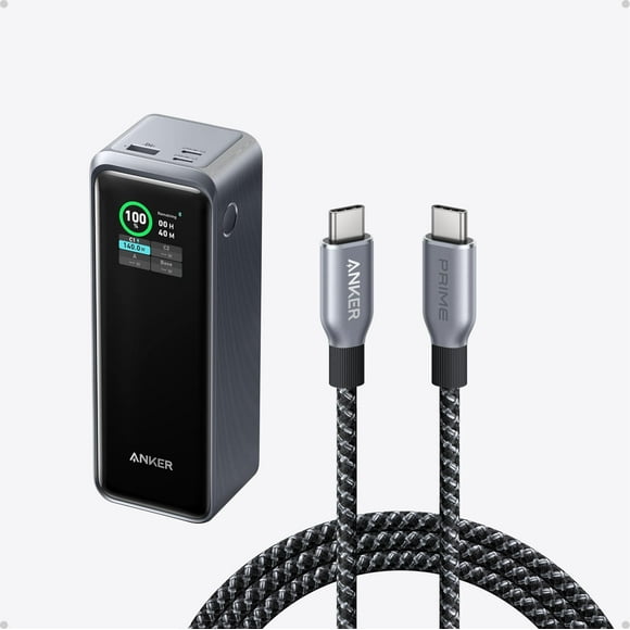 Cable USB-C Anker Prime Power Bank de 27000 mAh y 250 W, 1,8 m