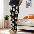 thumbnail image 6 of Halloween Pajama Pants for Women Men, Couples Flannel Pjs Pants Fuzzy Pjs Pants Plush Pajama Bottom Costume Sleepwear Matching Pajamas Halloween Christmas Gifts, 6 of 9